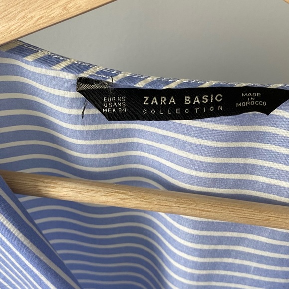 Zara Wrap Crop Shirt - Picture 3 of 3